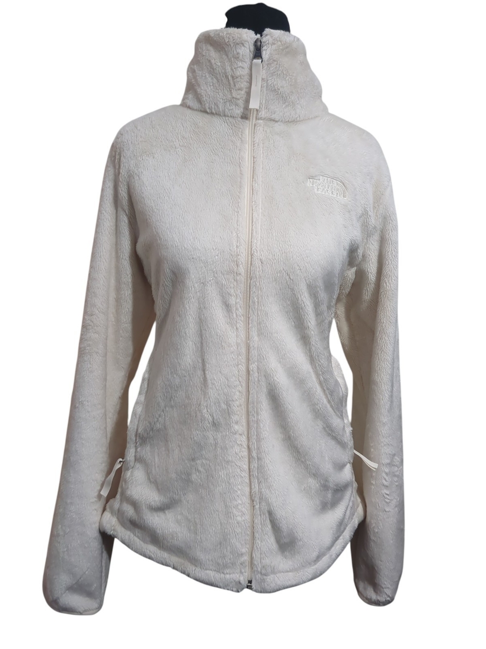 The North Face Women's Cream Plush Full-Zip Teddy Jacket